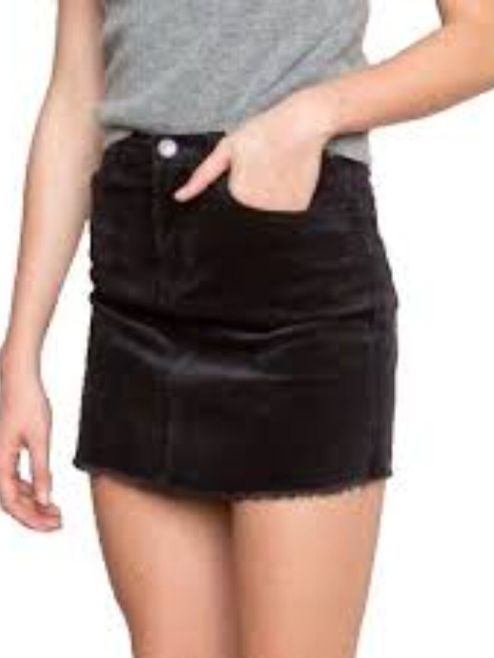 Brandy Melville Black Corduroy Skirt Size‎ Small